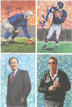 1988-2013 "Goal Line Art Series" Pro Football Hall of Fame Complete Set (307) Including 240 Signed Cards! – The Most Complete Signed Cards Offering To-Date! - (Beckett)